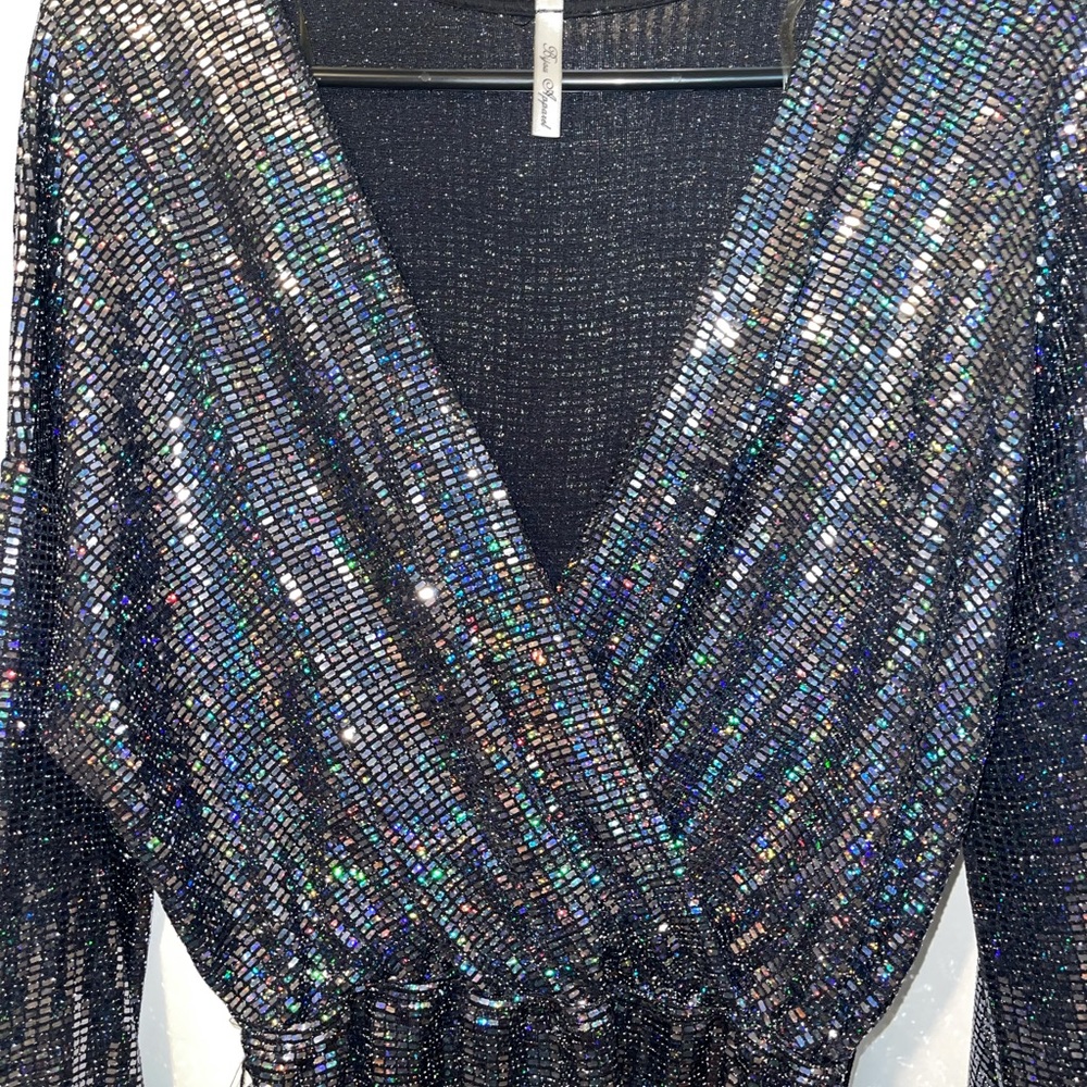 NWOT METALLIC DRESS